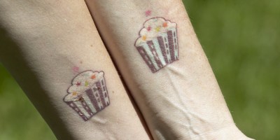 Sweet City Cupcake Tattoo