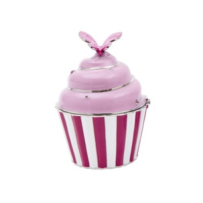 cupcake trinket pot butterfly