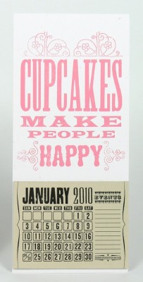cupcakes make people happy calendar