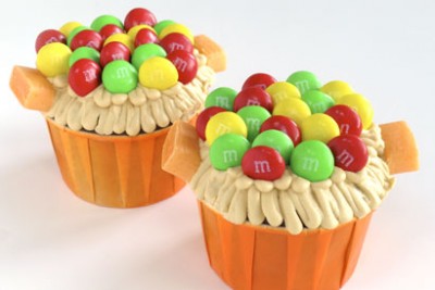 A Festive Basket of Apples