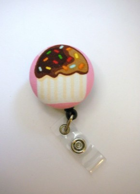 Cupcake ID Badge Reel