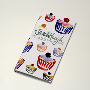 Cupcake Crazy Skinny Notebook