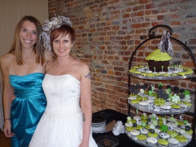 The Bride and her Wedding Cupcake Baker