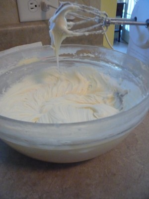 Frosting after adding powedered sugar