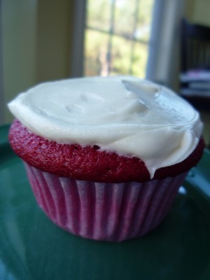 Finished cupcake!