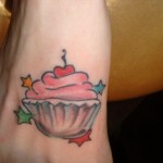 cupcake tattoo