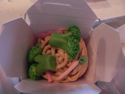 Chow Mein Cupcake by Amber