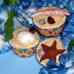 Sunday School Beach Cupcakes