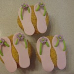 Beach Slipper Cupcakes