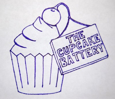 cupcake battery logo