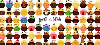mini-cupcakes halved